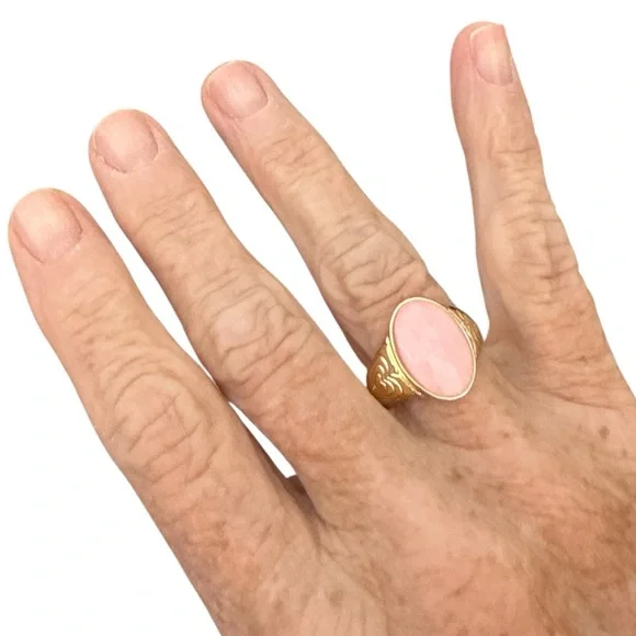 Gorjana Pink and Gold Classic Ring, NWT, Size-8, Gorjana Women’s Ring - Picture 6 of 6